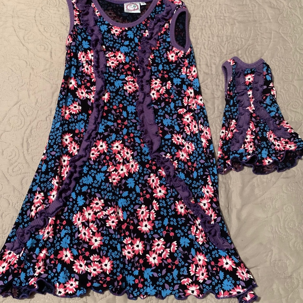 Dolly and me matching dress .